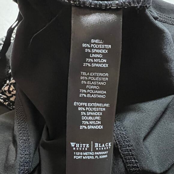 White House Black Market Instantly Slimming Layered Sheath Dress Size 4 Office - Picture 9 of 11